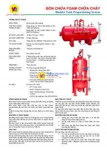 Bồn chứa Foam dạng đứng 600gal (2.271L)