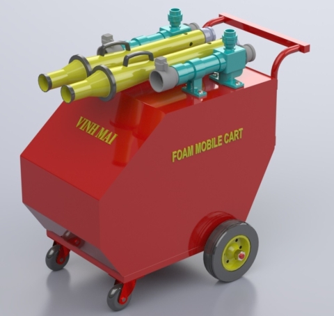 Mobile Foam Cart - Xe chữa cháy Foam di động
